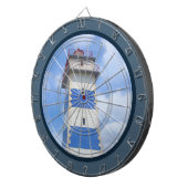 水彩灯台 ダーツボード (正面右)