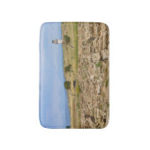 水彩灯台 バスマット (正面縦)