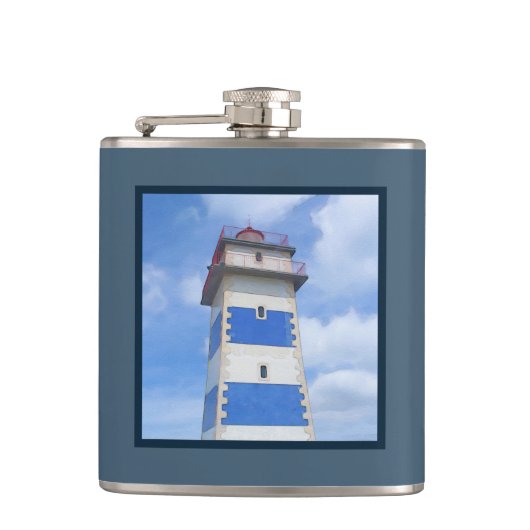 水彩灯台 フラスク (正面)