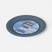 水彩灯台 ペーパープレート (アングル)