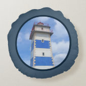 水彩灯台 ラウンドクッション (裏面)