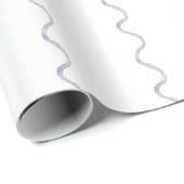 水彩灰色スクイグルクリスマス ラッピングペーパー (ロールコーナー)