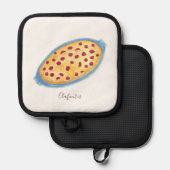 水彩炎 鍋敷き (正面/裏面)