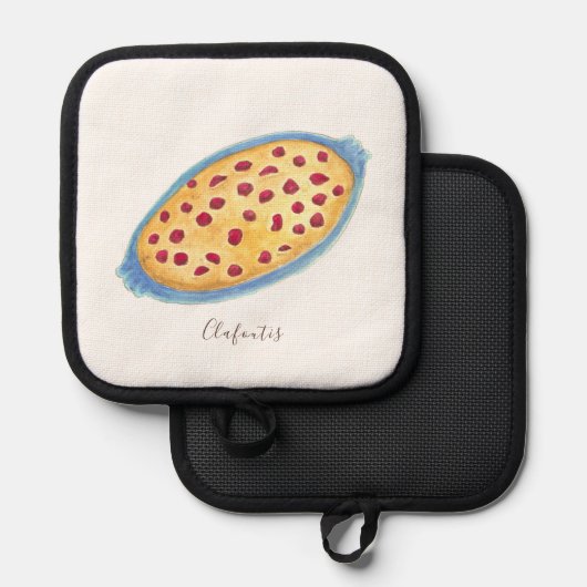 水彩炎 鍋敷き (正面/裏面)