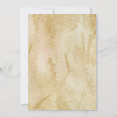 水彩焼きバーガーフライスバースデーパーティー 招待状 (裏面)