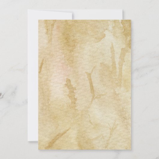 水彩焼きバーガーフライスバースデーパーティー 招待状 (裏面)