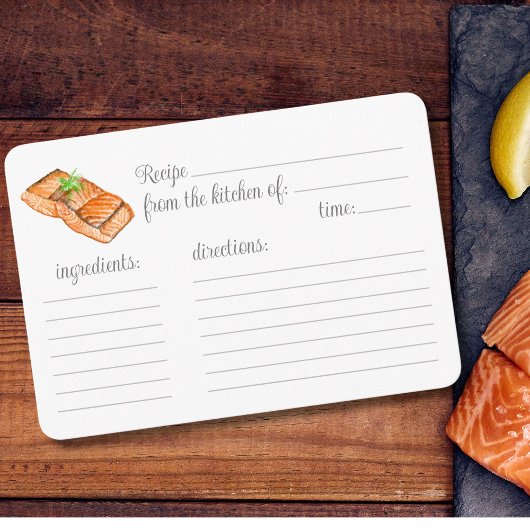 水彩焼き鮭レシピ