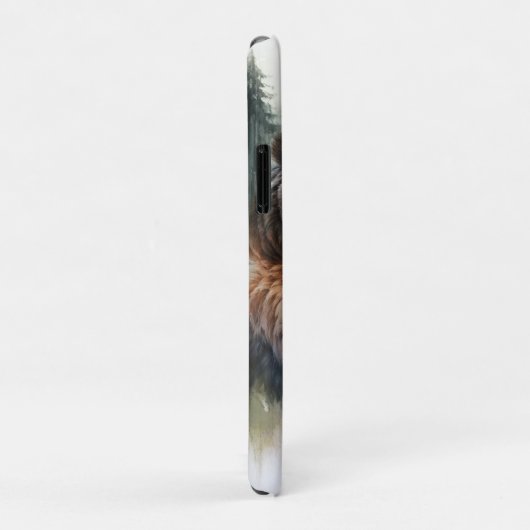 水彩熊のワイルダネスな風景 Case-Mate iPhoneケース (裏面/右)