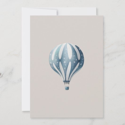 水彩熊素朴赤ちゃんシャワーサンキューカード サンキューカード (裏面)