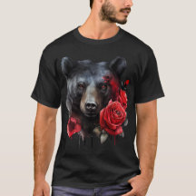 水彩熊Tシャツ