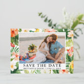 水彩熱帯サンゴフローラ保存日 セーブザデート (スタンド正面)