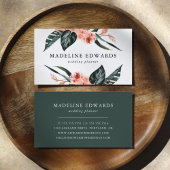 水彩熱帯サンゴフローラ 名刺