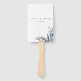 水彩熱帯ドリーム – 結婚式 プログラム ハンドファン