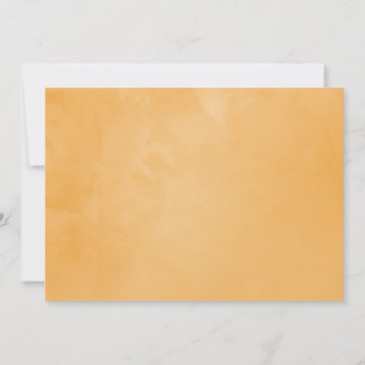 水彩熱帯フローラビーチ卒業写真 案内状 (裏面)