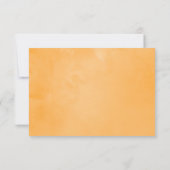 水彩熱帯フローラビーチ結婚式 出欠カード (裏面)