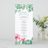 水彩熱帯フローラ結婚の日程 (スタンド正面)