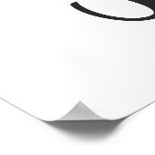 水彩熱帯ブライダルシャワーへようこそ ポスター (角)