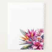 水彩熱帯ブリス結婚ズプランナー プランナー手帳 (裏面)