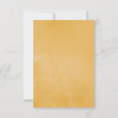 水彩熱帯夏ビーチベビーシャワー サンキューカード (裏面)