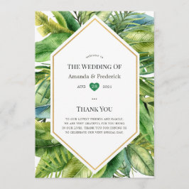 水彩熱帯夏ビーチ結婚式 プログラム