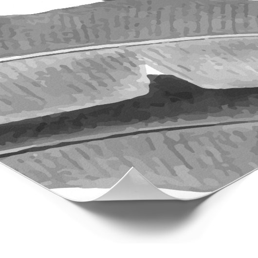 水彩熱帯夏 ポスター (角)