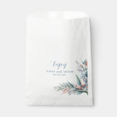 水彩熱帯夢結婚の フェイバーバッグ (正面)