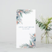 水彩熱帯夢 – 結婚式 プログラム- (スタンド正面)