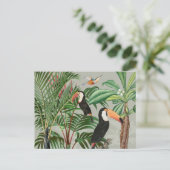 水彩熱帯林・とうかん鳥 シーズンポストカード (スタンド正面)
