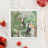 水彩熱帯林・とうかん鳥 スタンダードランチョンナプキン (インサイチュ)