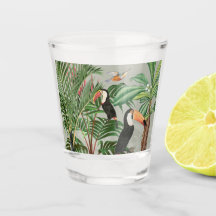 水彩熱帯林&バカラフルリズ