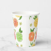 水彩熱帯柑橘類 紙コップ (右)