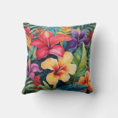 水彩熱帯楽園 クッション (裏面)