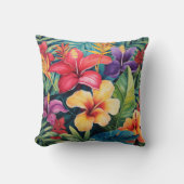 水彩熱帯楽園 クッション (正面)
