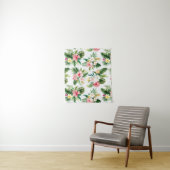 水彩熱帯花の模様の壁タペストリー タペストリー (インサイチュ)