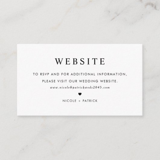 水彩熱帯花サマー結婚ズWebサイト エンクロージャーカード (正面)