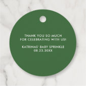 水彩熱帯花リースベビー散布 フェイバータグ (裏面)