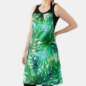 水彩熱帯葉型 エプロン (インサイチュ)