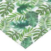 水彩熱帯葉緑 テーブルクロス (アングル)