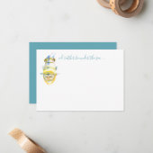 水彩熱帯魚の文房具ノートカード ノートカード (正面/裏面インサイチュ)