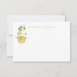 水彩熱帯魚の文房具ノートカード ノートカード