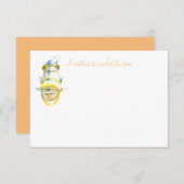 水彩熱帯魚の文房具ノートカード ノートカード (正面/裏面)