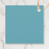 水彩熱帯魚の贈り物メッセージカード フェイバータグ (裏面)