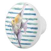 水彩熱帯魚バケーションビーチハウス セラミックノブ (右)