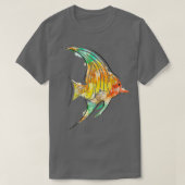 水彩熱帯魚 Tシャツ (デザイン正面)