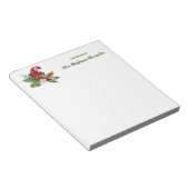 水彩熱帯鳥の先生 ノートパッド (アングル)