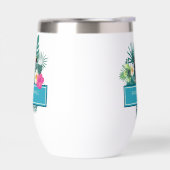 水彩熱帯(トゥーカン結婚ティール(緑がかった色)ID577) (左面)