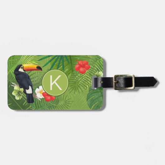 水彩熱帯ID577 ラゲッジタグ (正面横)