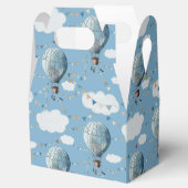 水彩熱気球ブルー// フェイバーボックス (オープン)