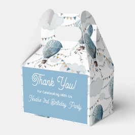 水彩熱気球ホワイト// フェイバーボックス