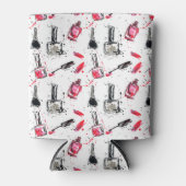 水彩爪、 ネイルポーランドパターン 缶クーラー (正面)